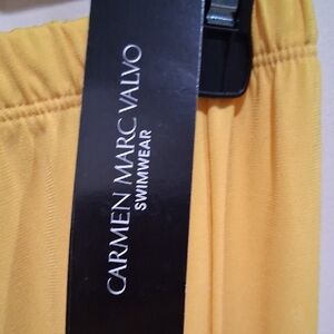 Carmen Marc Valvo Vibrant Yellow Swimwear